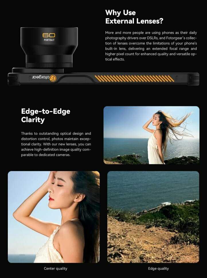 Объектив Fotorgear Pro II 60mm Portrait фотография 7