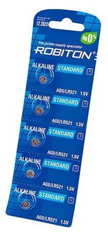 Батарейка Robiton Standard LR521 (R-AG0-0-BL5)