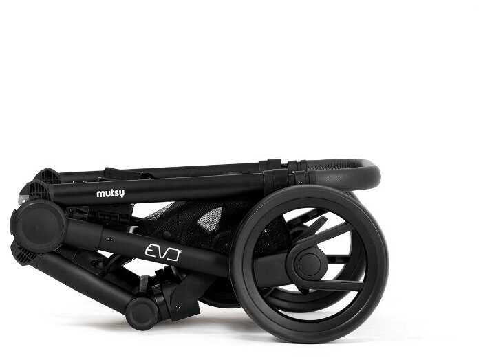 Коляска 2в1 Mutsy Evo Bold Deep grey на шасси Grey grip standart фотография 5