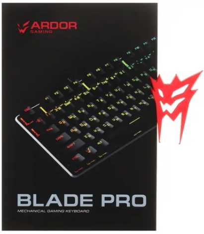 игровая механическая клавиатура ARDOR GAMING Blade PRO (Kailh Blue) фотография 4
