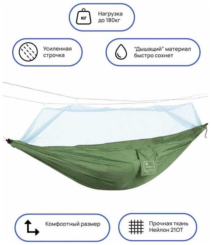 Гамак Roadlike Camping с сеткой фотография 1