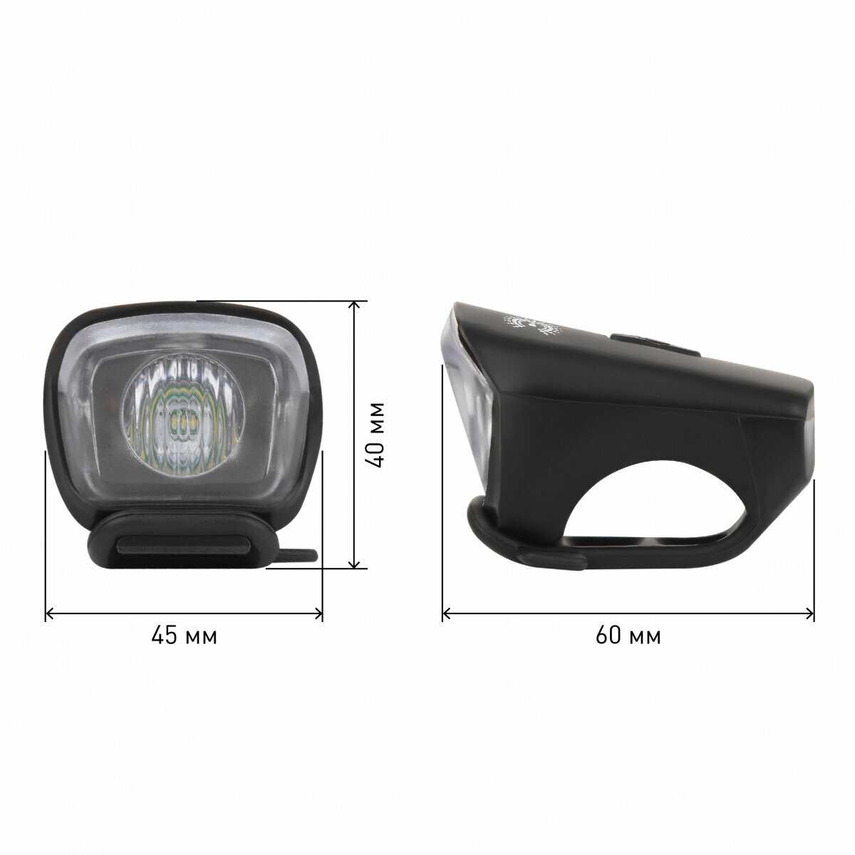 Фонарь ЭРА VA-701 велосипедный 6 Вт, SMD, аккумуляторный, передний, micro USB фотография 5