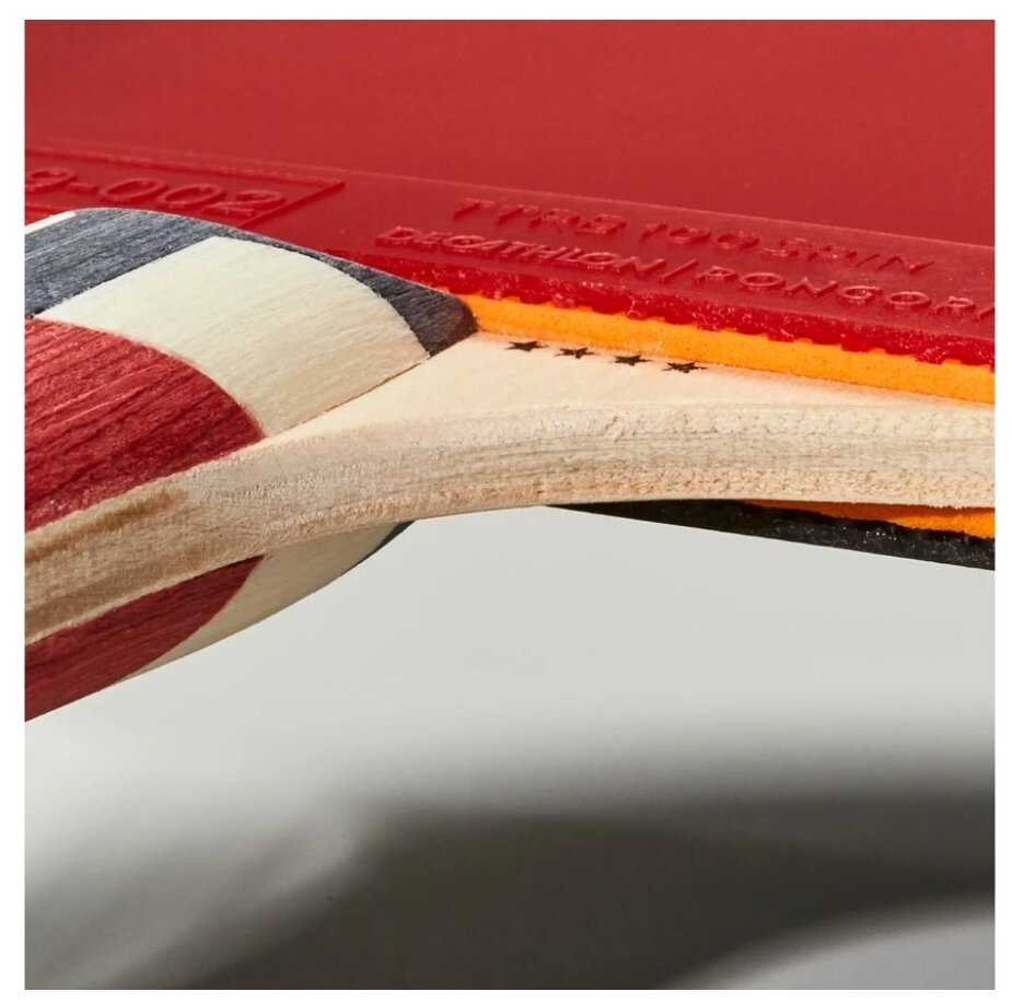 Ракетки для настольного тенниса Decathlon TTR 130 4 SPIN PONGORI фотография 8