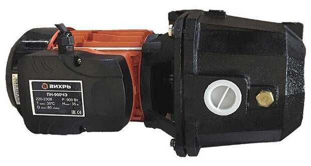 Поверхностный насос ВИХРЬ ПН-900ЧЭ (900 Вт) фотография 1