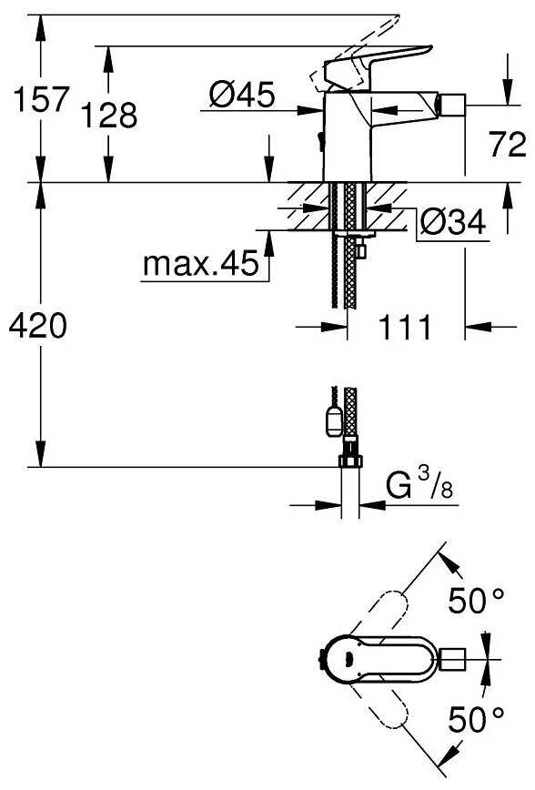 Смеситель Grohe 23332 фотография 6