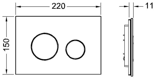 Кнопка смыва TECE TECEloop 2.0 9240925 фотография 7