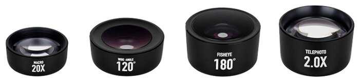 Набор объективов MOMAX X-Lens Pro 4 in 1 Premium Lens Kit фотография 1