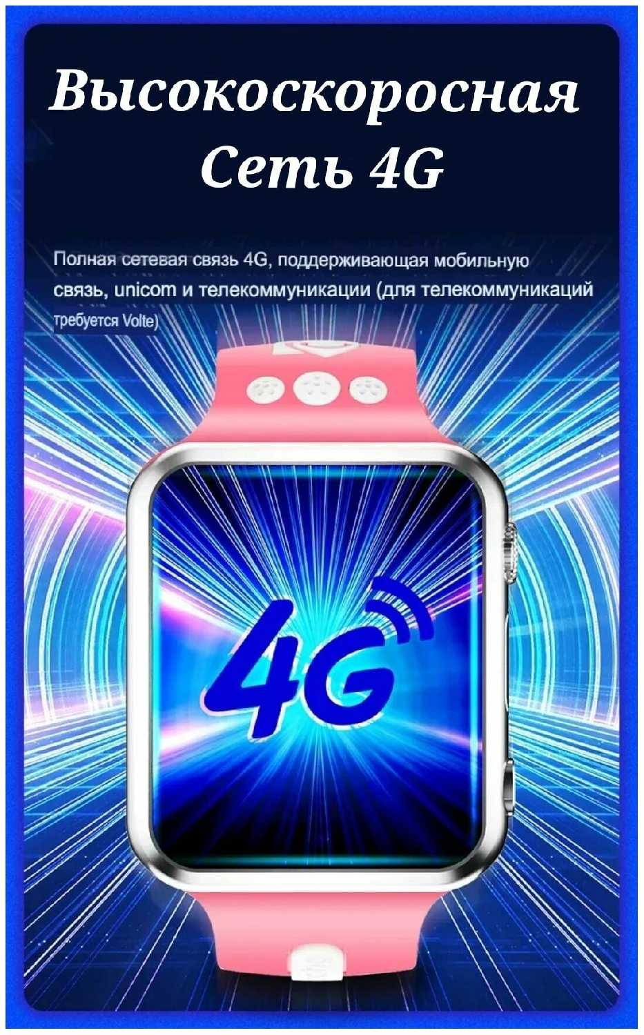 Детские смарт-часы H1 4G GPS фотография 4