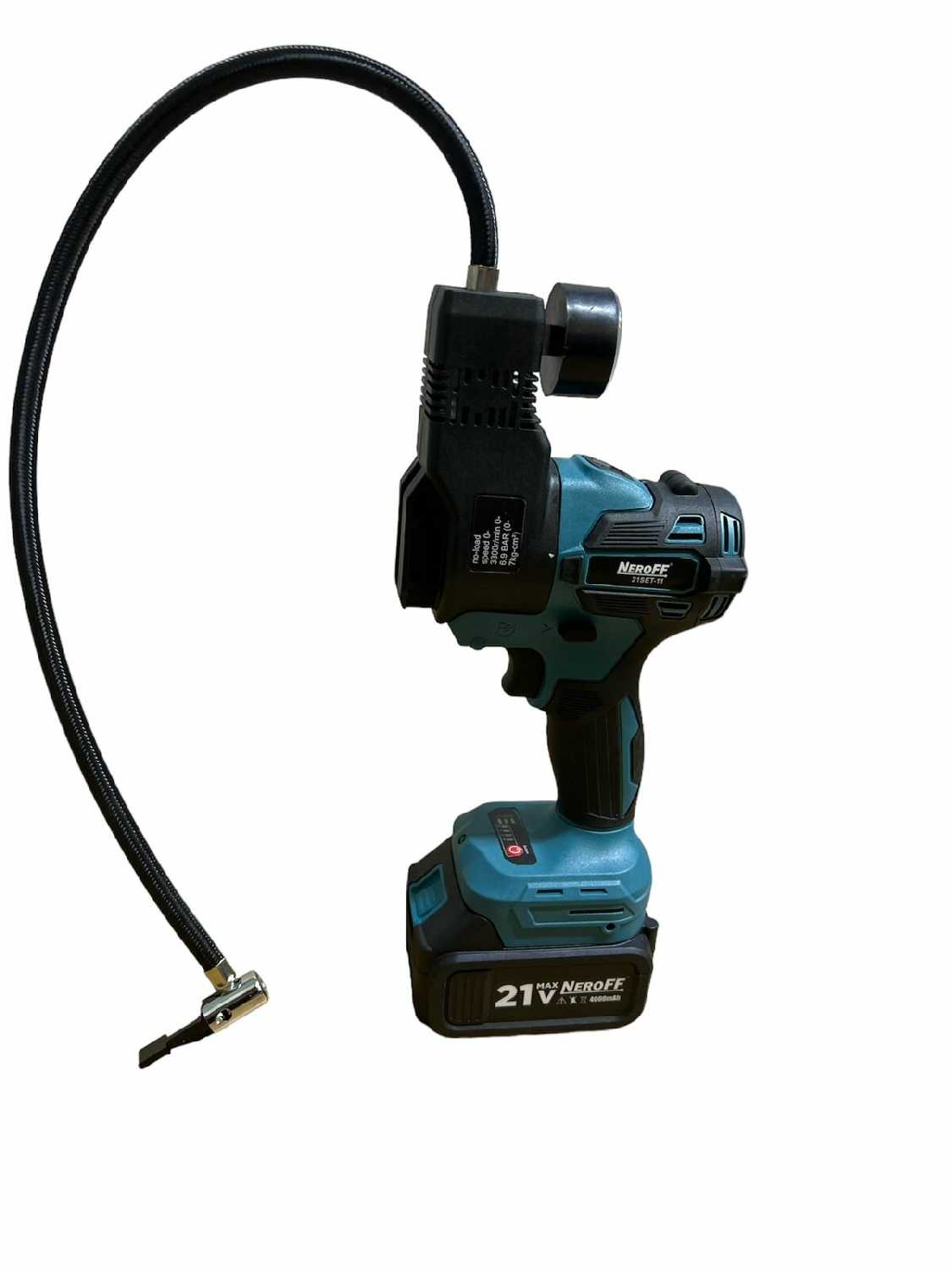 Набор аккумуляторного инструмента NeroFF 21V (21NKS) фотография 11