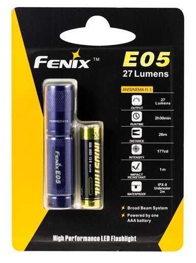 Ручной фонарь Fenix E05 2014 фотография 14