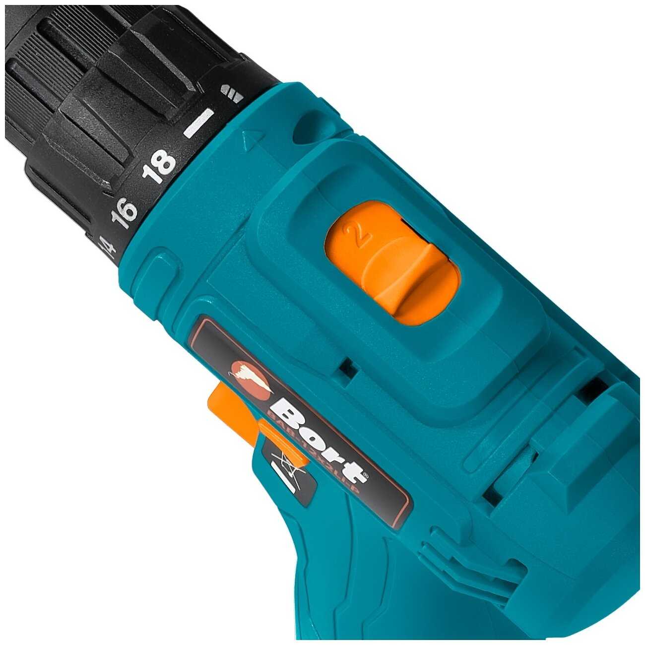 Аккумуляторная дрель-шуруповерт Bort BAB-12X2LI-P (1X1,5 AH) 93414011 фотография 3