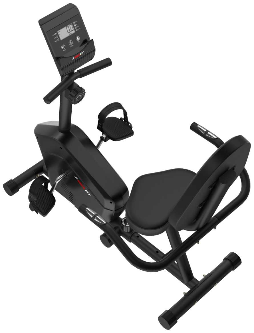 Горизонтальный велотренажер UNIXFIT BR-340 Compact + набор для фитнеса фотография 7