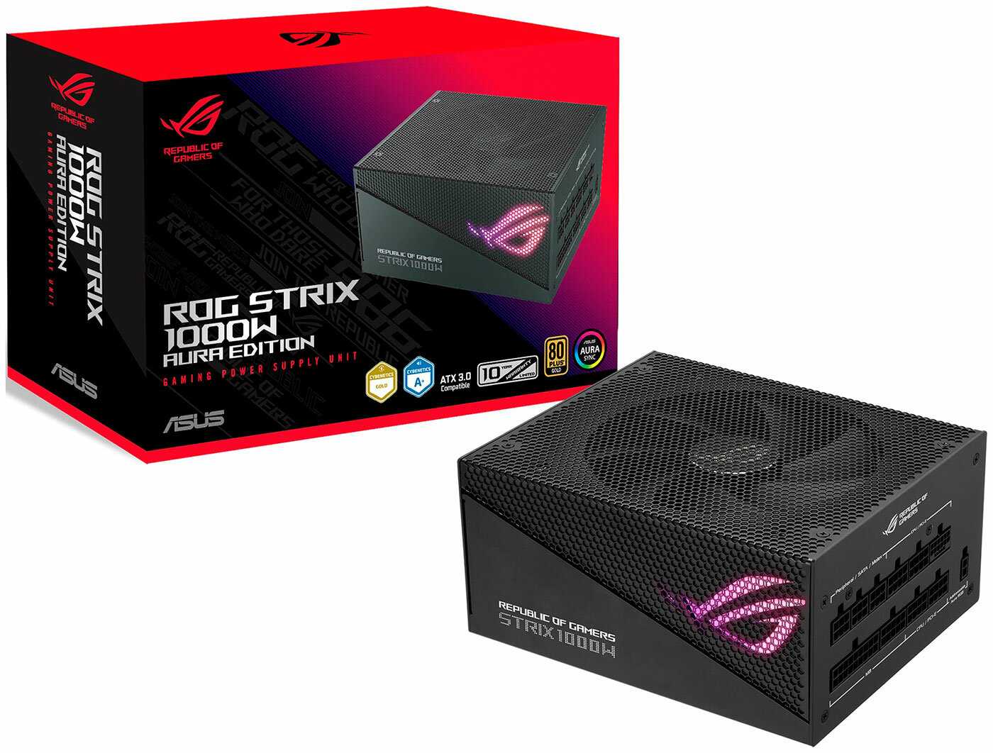 Блок питания ASUS ROG STRIX 1000G (90YE00P1-B0NA00) фотография 7
