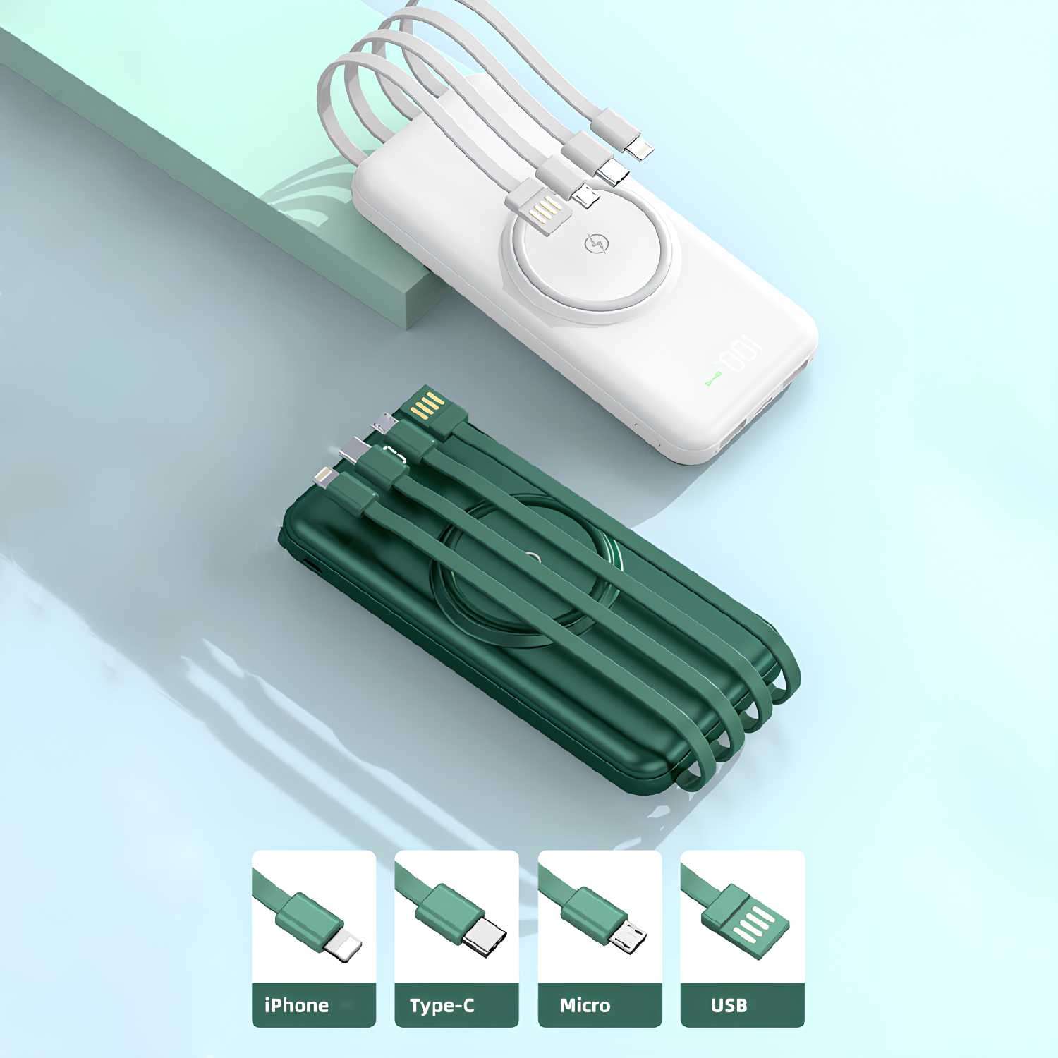 Внешний аккумулятор Повербанк (30000 mAh) фотография 3