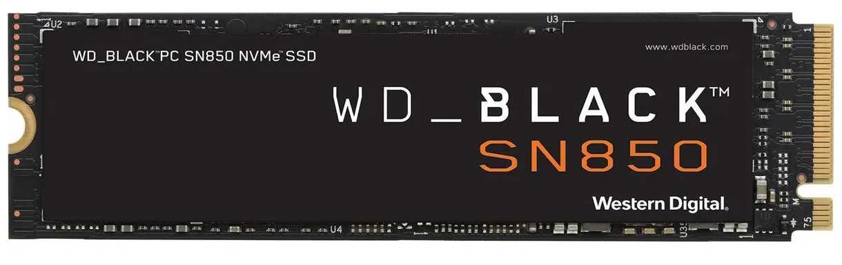 Твердотельный накопитель Western Digital WD Black M.2 SN850 (WDS200T1X0E-00AFY0)