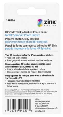 Принтер с термопечатью HP Sprocket Photo Printer, цветн., меньше A6 фотография 18
