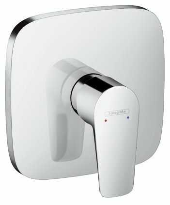 Смеситель для ванны hansgrohe Talis E 71765000 + 01800180/01810180, рычажный
