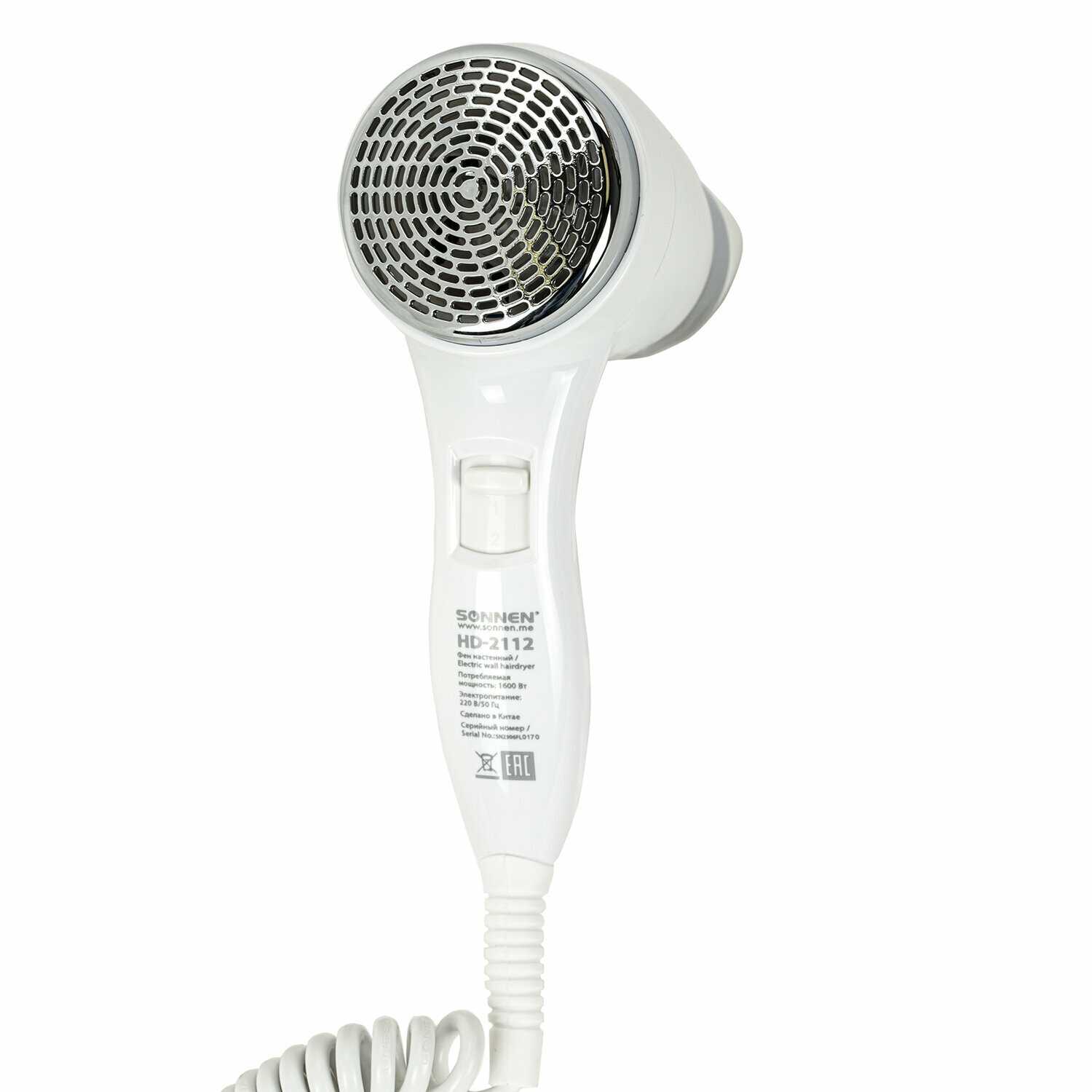 Комплект 5 шт SONNEN Фен для волос HD-2112 EXTRA POWER (608480) фотография 6