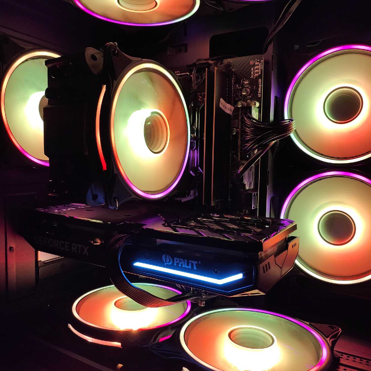 Игровой компьютер/системный блок Bunker Intel i7 12700f, RTX 4070 (12gb), DDR5 32Gb, SSD 1Tb фотография 21