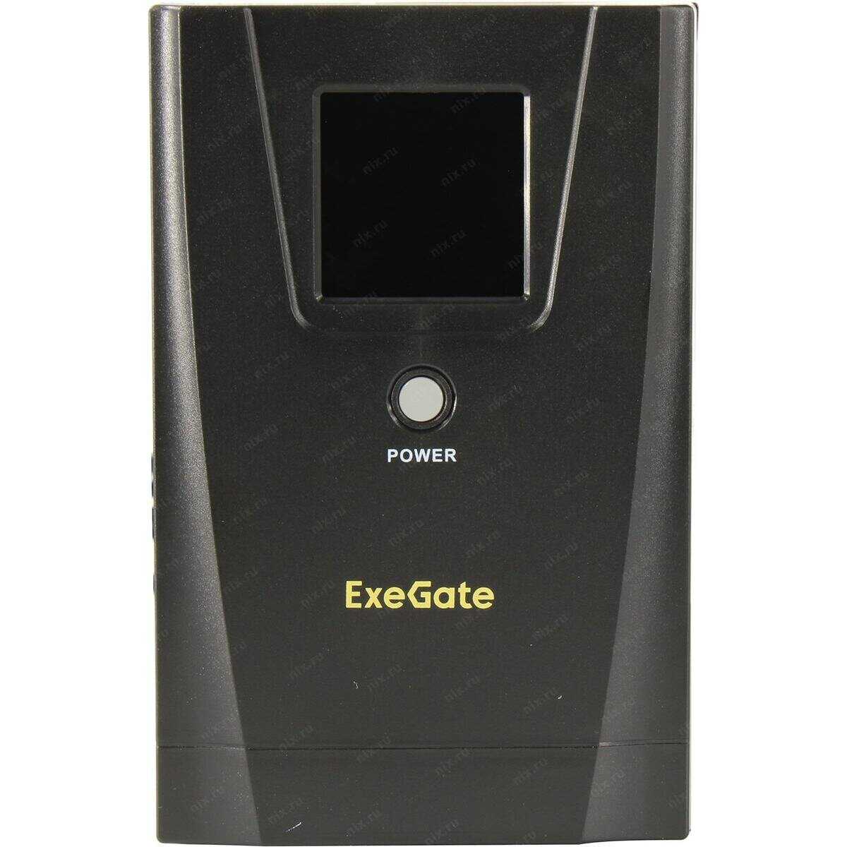 ИБП EXEGATE SpecialPro Smart LLB-1200 (EX292795RUS) фотография 5