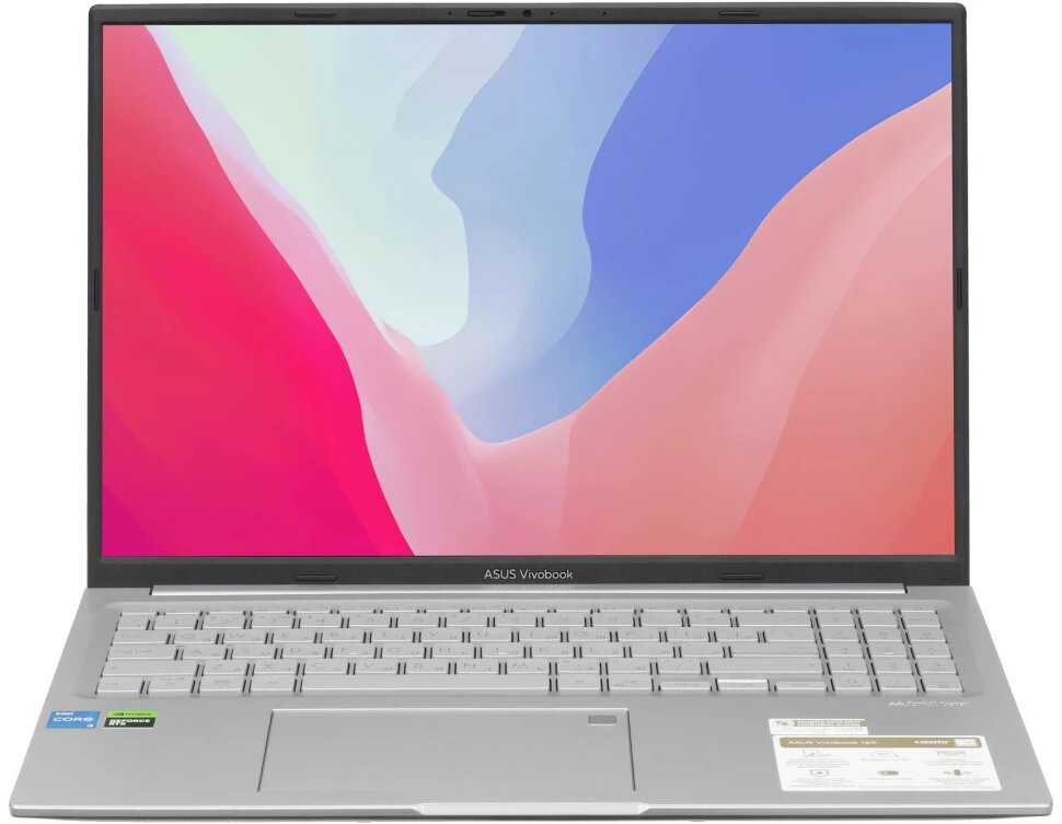 Ноутбук ASUS VivoBook 16X K3605ZF, 1920x1200, IPS, Intel Core i5-12500H, RAM 16 ГБ, SSD 512 ГБ, GeForce RTX 2050 - 4 ГБ, без ОС (RP683)