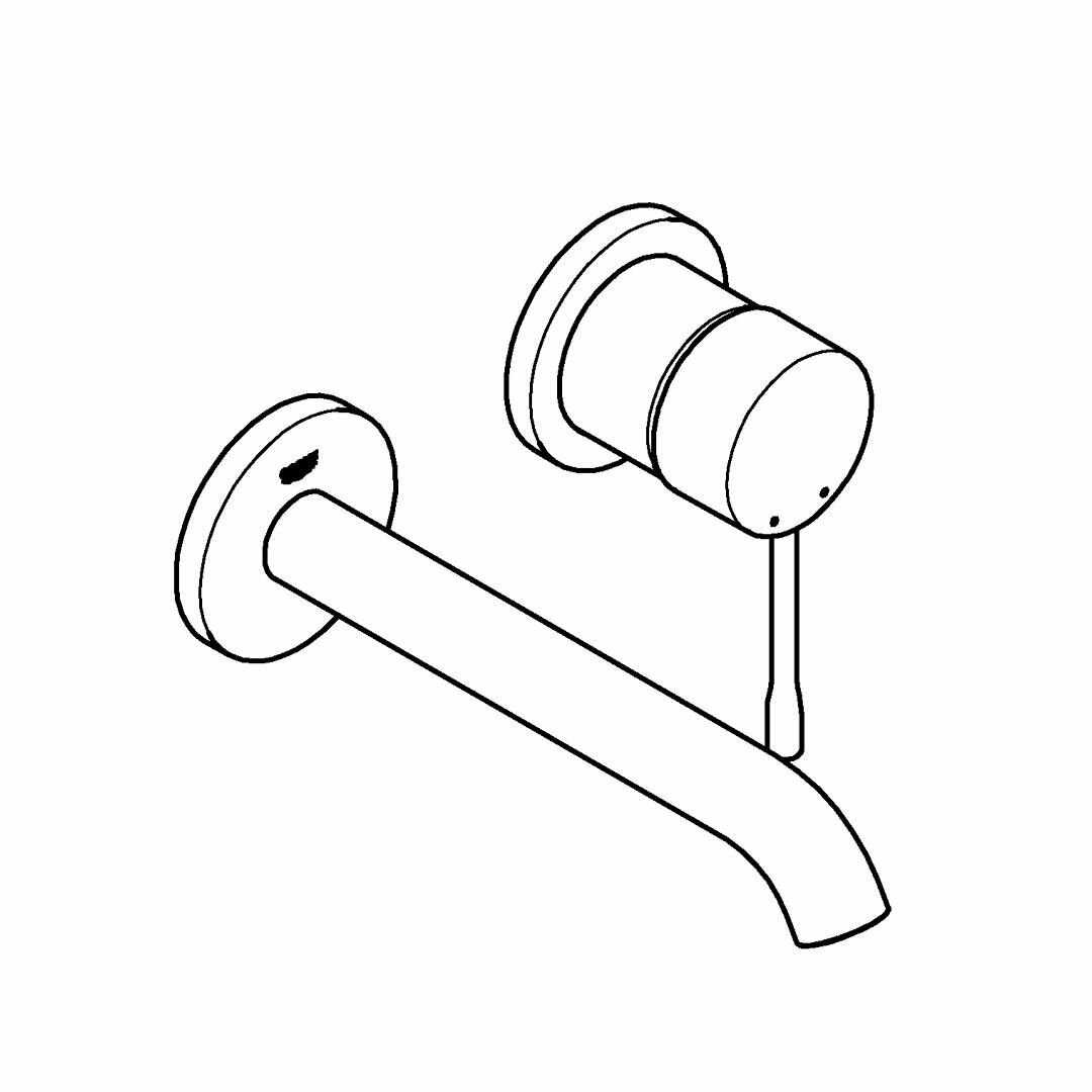 Смеситель для раковины Grohe Essence+ (19408001) фотография 9