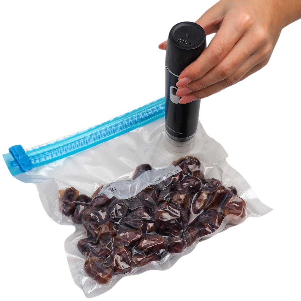 Вакууматор для продуктов Amsel Blau с пакетами фотография 15