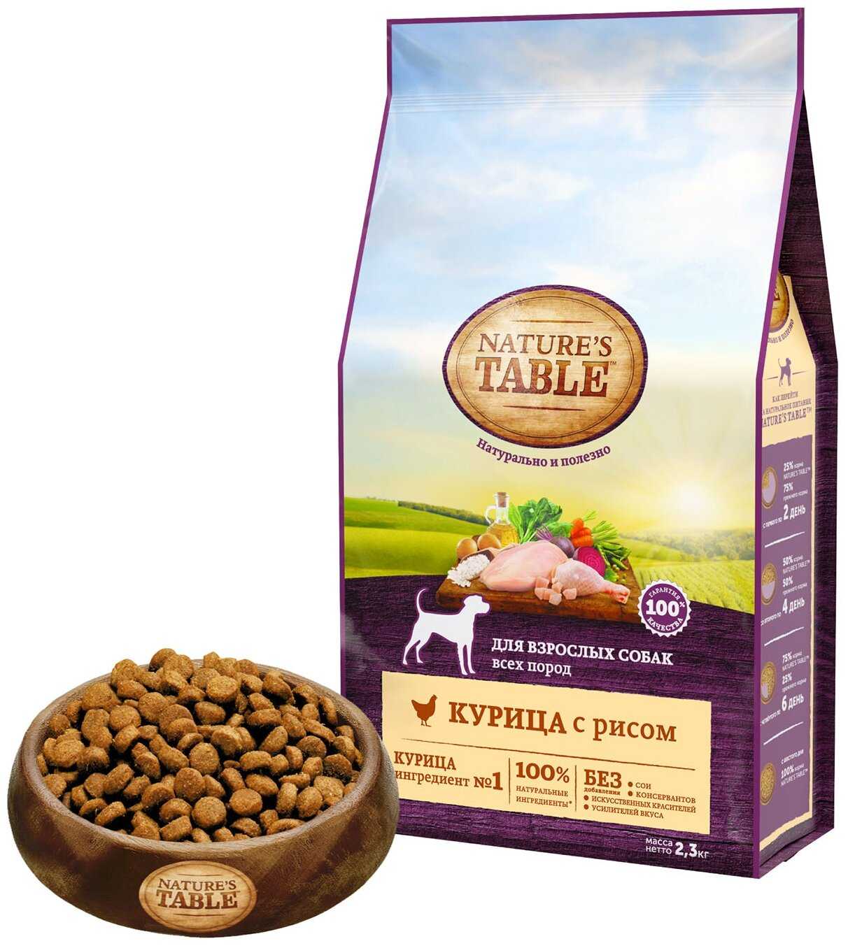 Корм для собак Nature's Table курица с рисом фотография 1