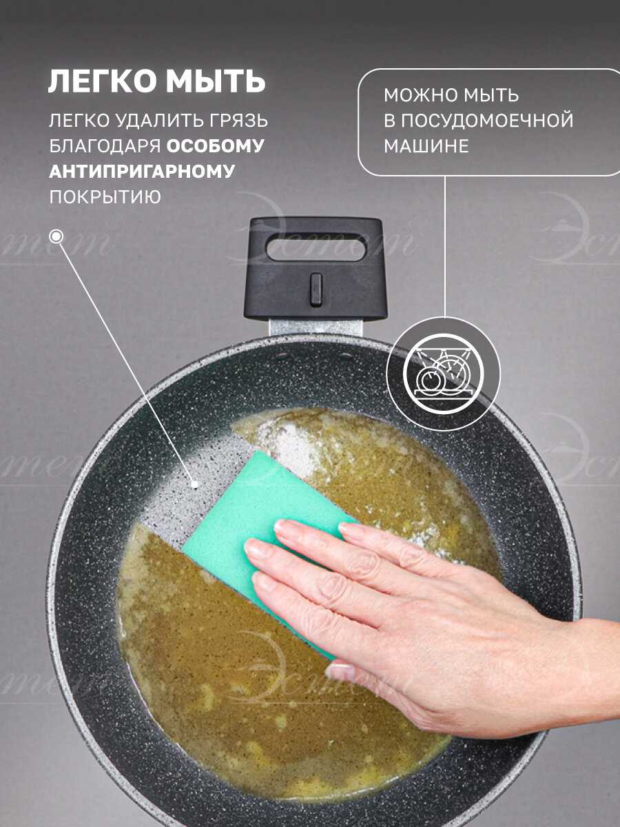 Сотейник съемная ручка 28см фотография 2