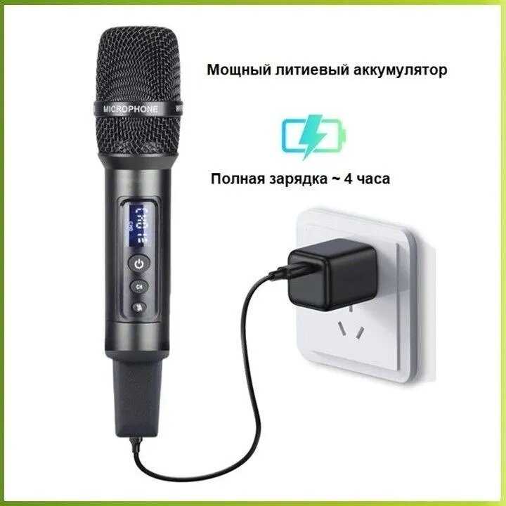 Радиосистема Madmic X-9 (2 радиомикрофона, Bluetooth, AUX, Optical, Coax, Line In/Out) фотография 3