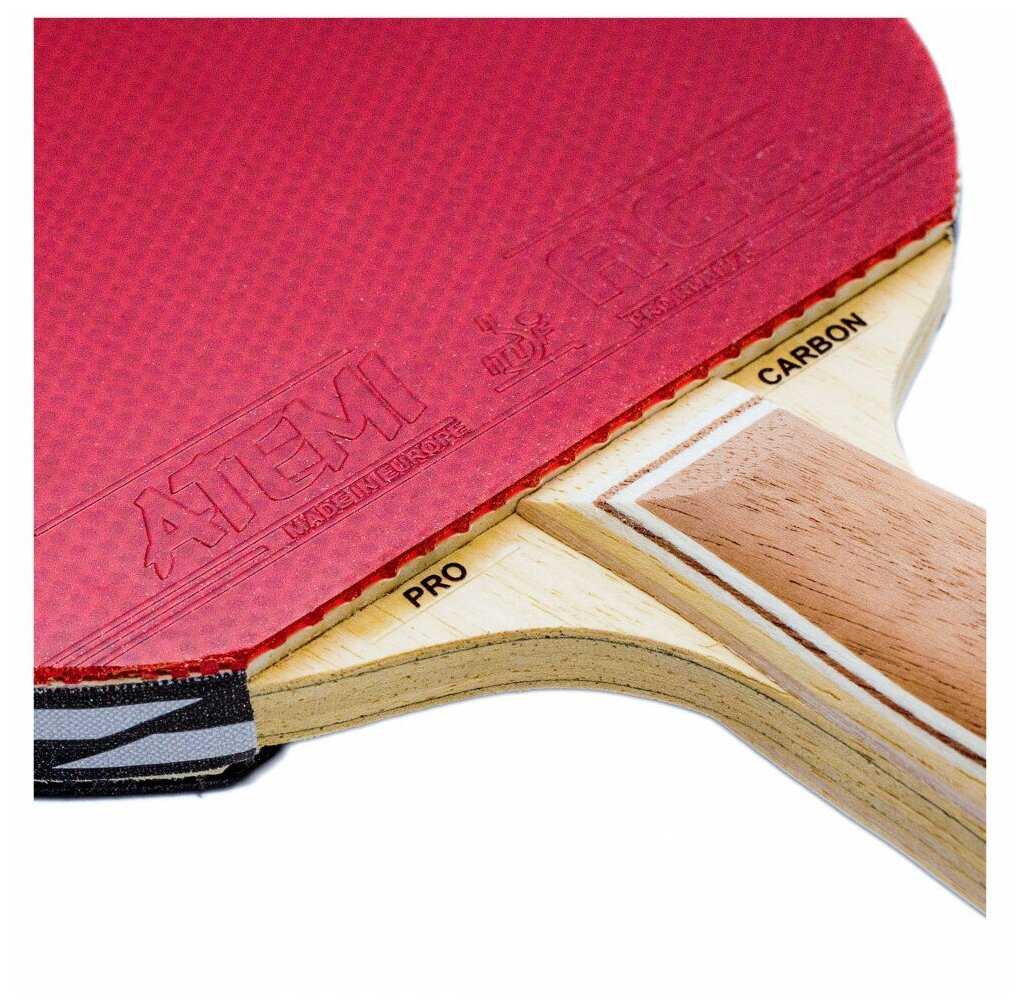 Ракетки для настольного тенниса ATEMI PRO CARBON 3000 CV фотография 1