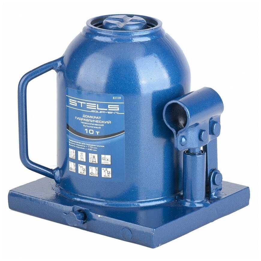 Домкрат бутылочный гидравлический Stels Домкрат бутылочный гидравлический (51119)