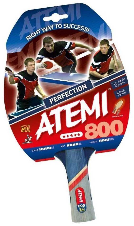 Ракетки для настольного тенниса ATEMI 800 AN фотография 11