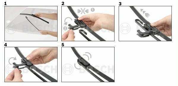 Щетка стеклоочистителя BOSCH Aerotwin (AR655S) фотография 11