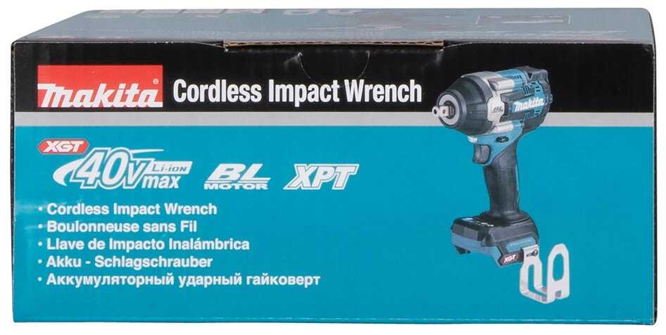 Аккумуляторный ударный гайковерт Makita TW007GZ, без аккумулятора фотография 12