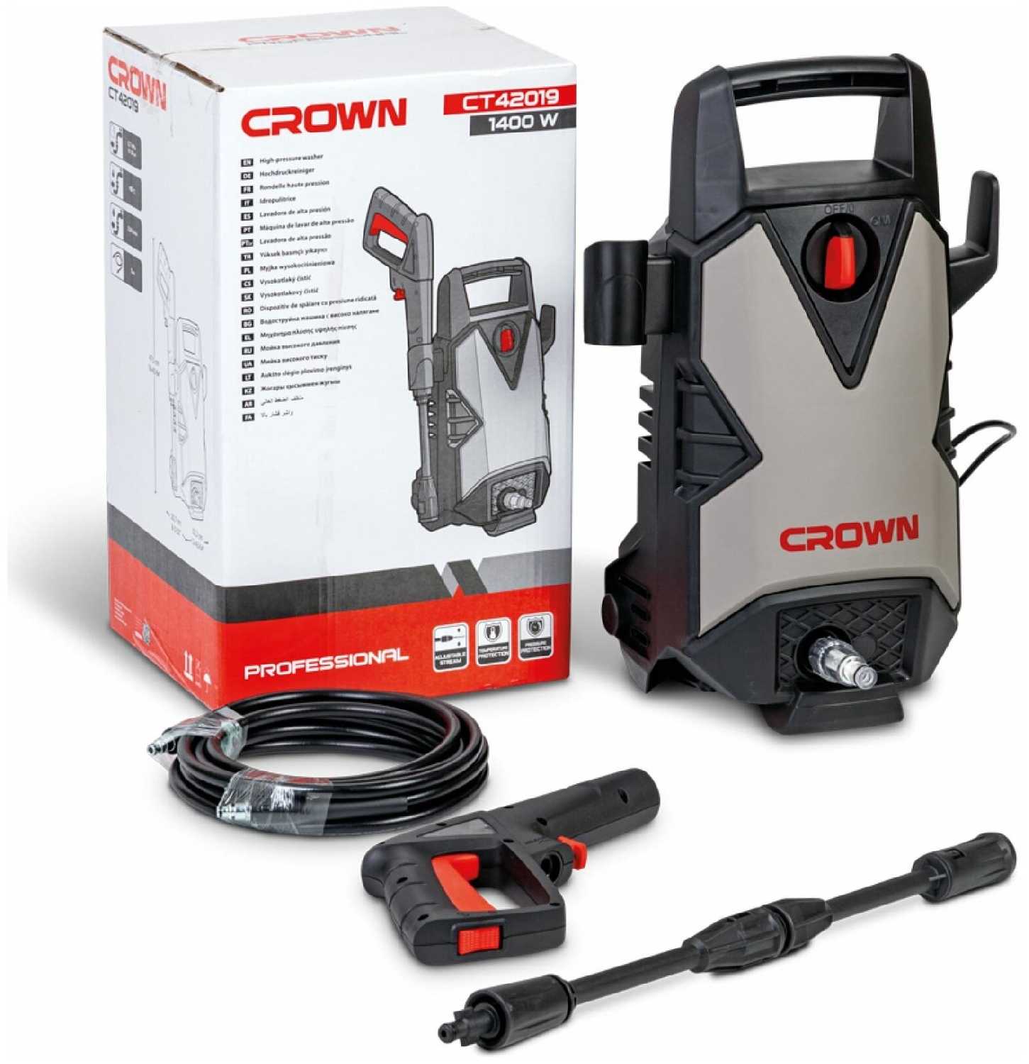 Мойка высокого давления CROWN CT42019 фотография 3