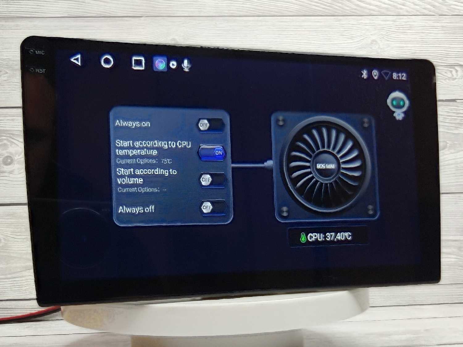 Андроид Магнитола 2 DIN 10 дюймов 4+64 GB, кулер охлаждения, голосовое управление, BOS-MINI A2 фотография 7