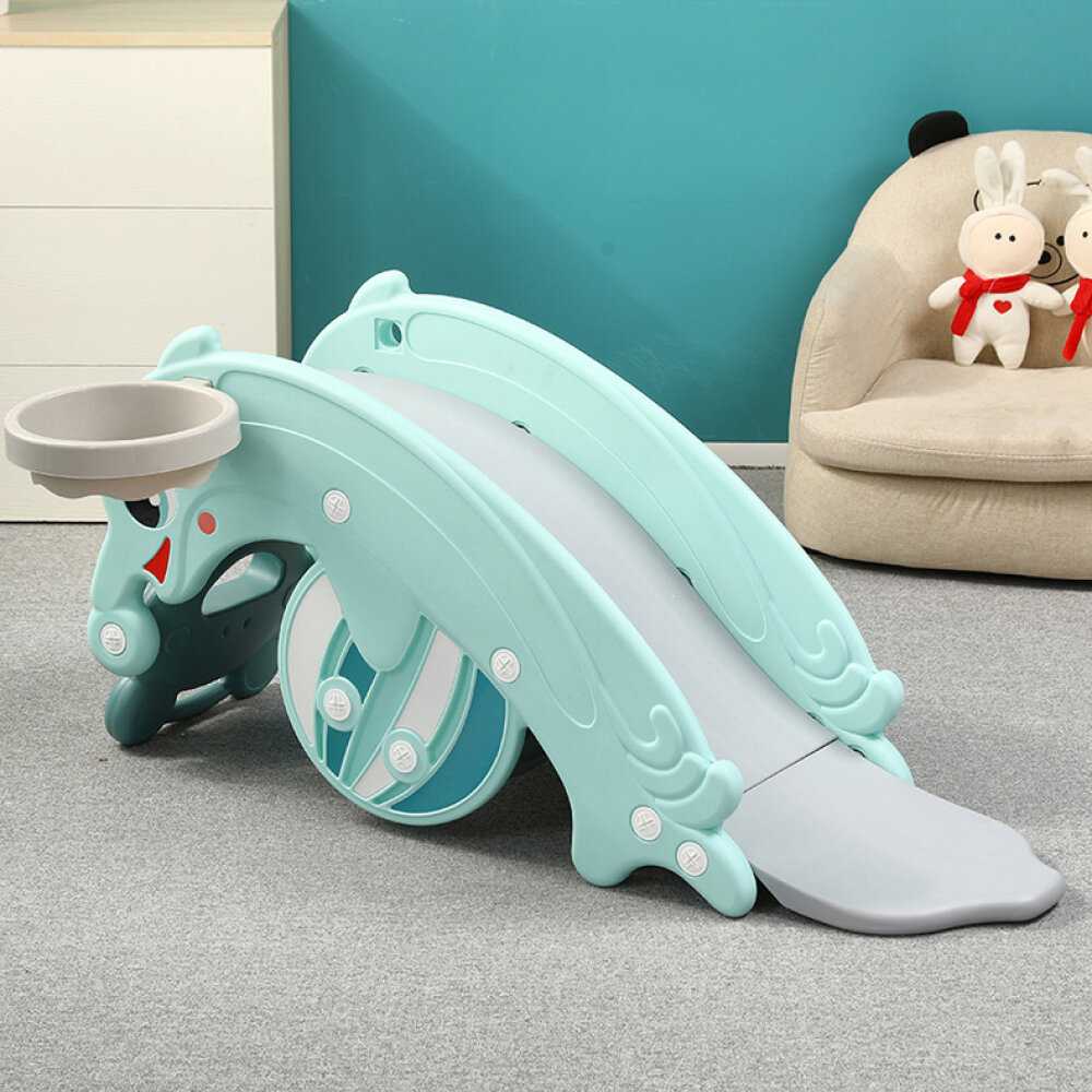 Горка + качалка Perfetto sport Дельфин фотография 3