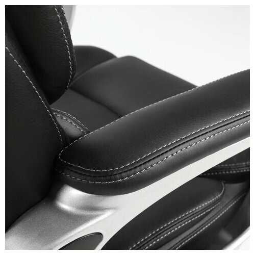 Кресло офисное BRABIX PREMIUM Rest EX-555, пружинный блок, экокожа, черное, 531938 фотография 2