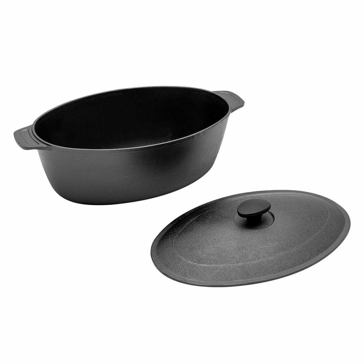 Чугунная гусятница 8л фотография 7