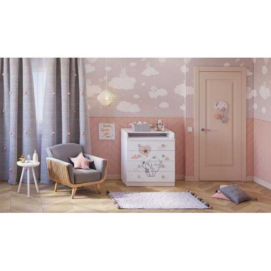 Пеленальный комод Фея Слоник (1580) фотография 15