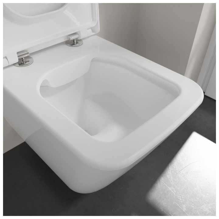 Чаша унитаза подвесная Villeroy & Boch Finion 4664R0R1 с горизонтальным выпуском фотография 2