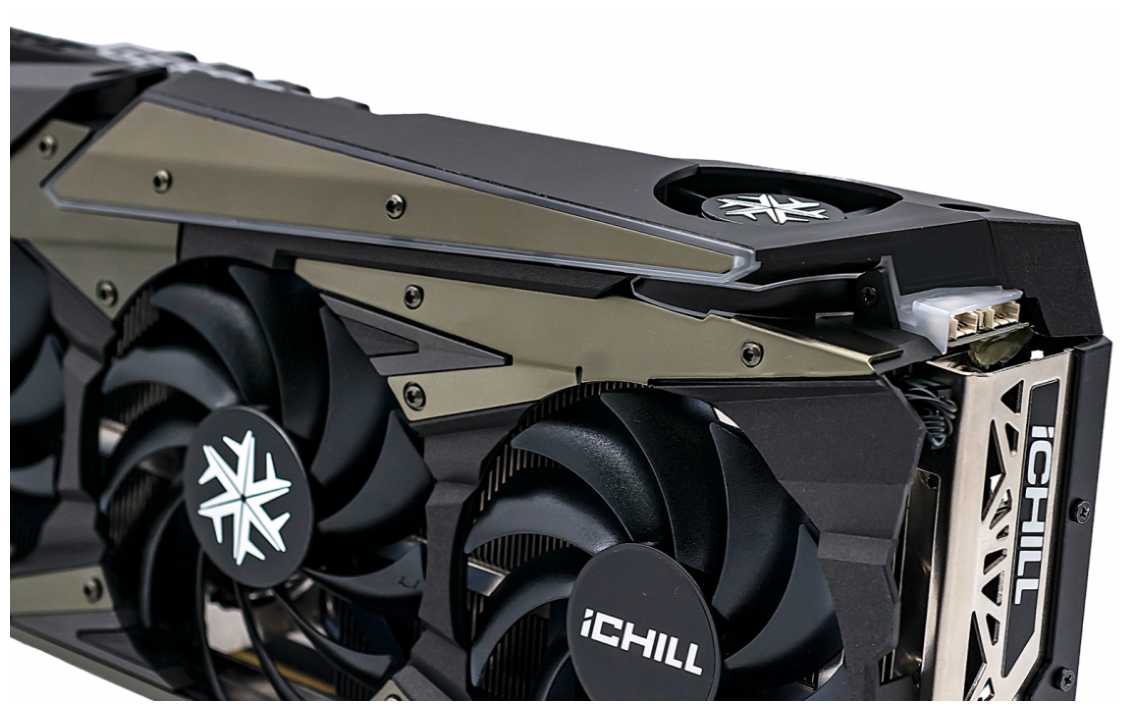 Видеокарта INNO3D GeForce RTX 3080 ICHILL X4 LHR 10Gb (C30804-106XX-1810VA36H) фотография 7