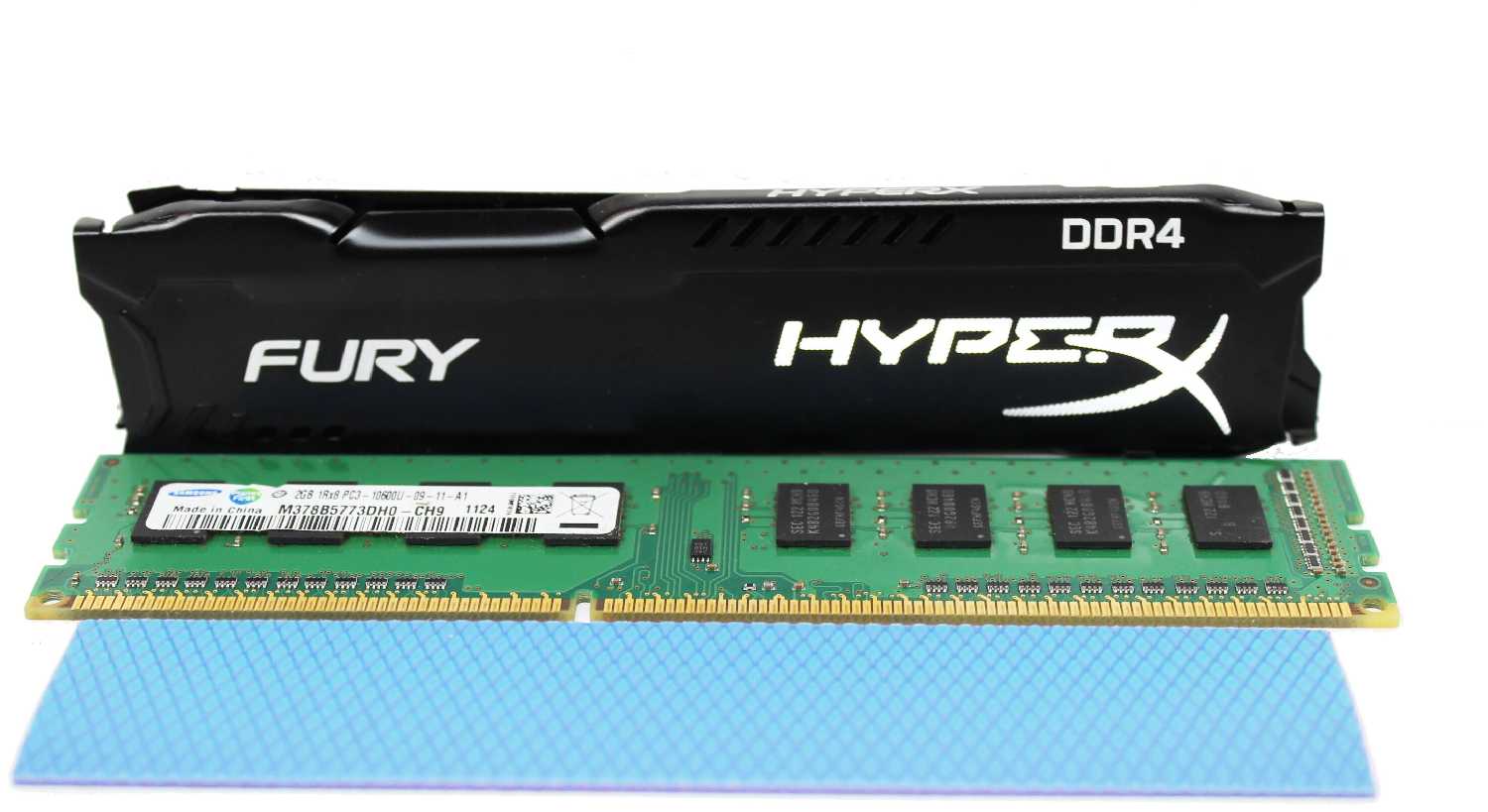 Радиатор для оперативной памяти ОЗУ RAM + 1 термопрокладка 8Вт фотография 1