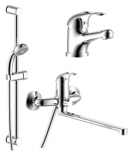 Душевой гарнитур Rossinka Silvermix SET35-81, хром