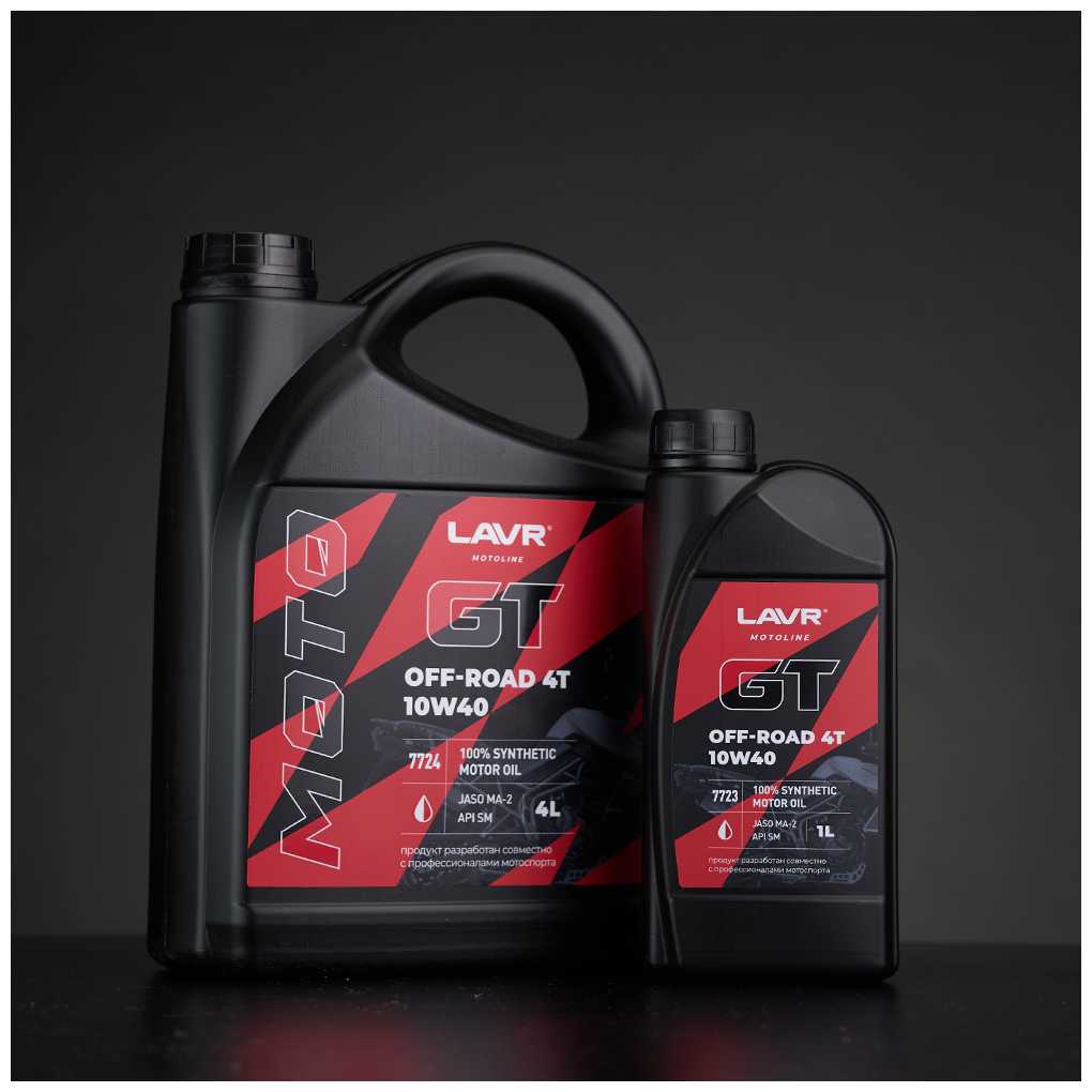 Моторное масло LAVR GT OFF ROAD 4T 10W-40 фотография 7