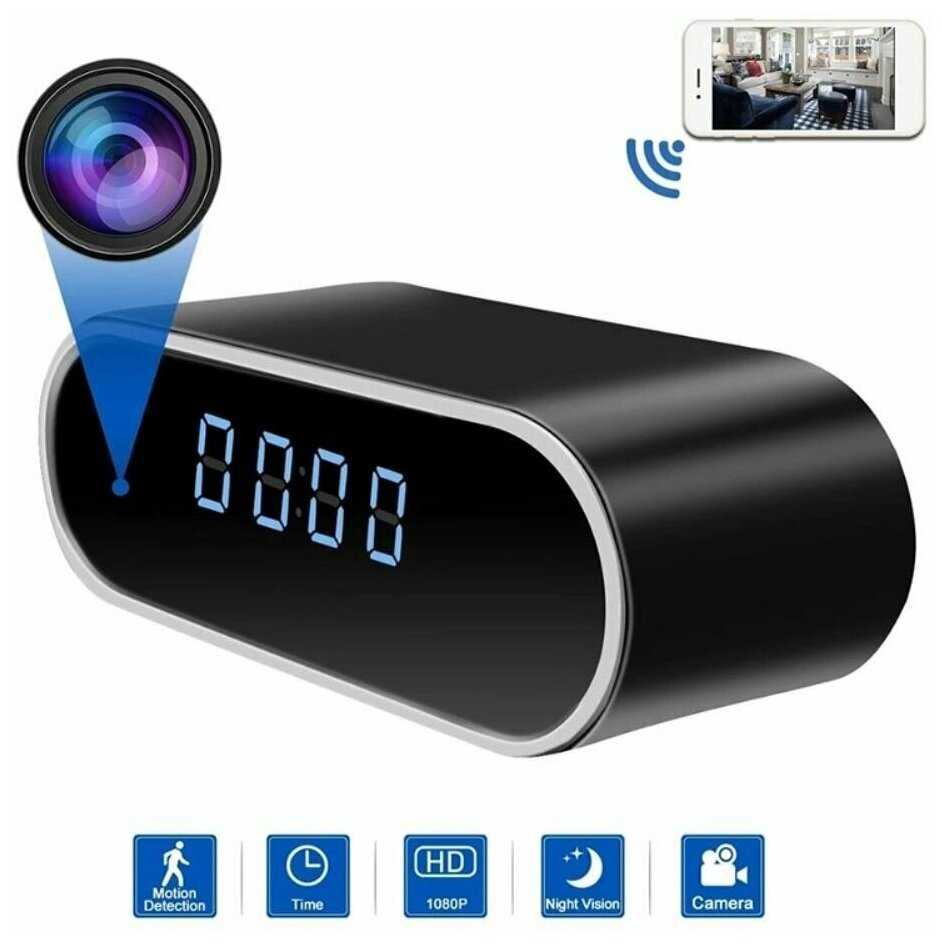 Многофункциональный монитор домашней безопасности HD 1080P WiFi камера (будильник, видеорегистратор с ночным видением) фотография 11