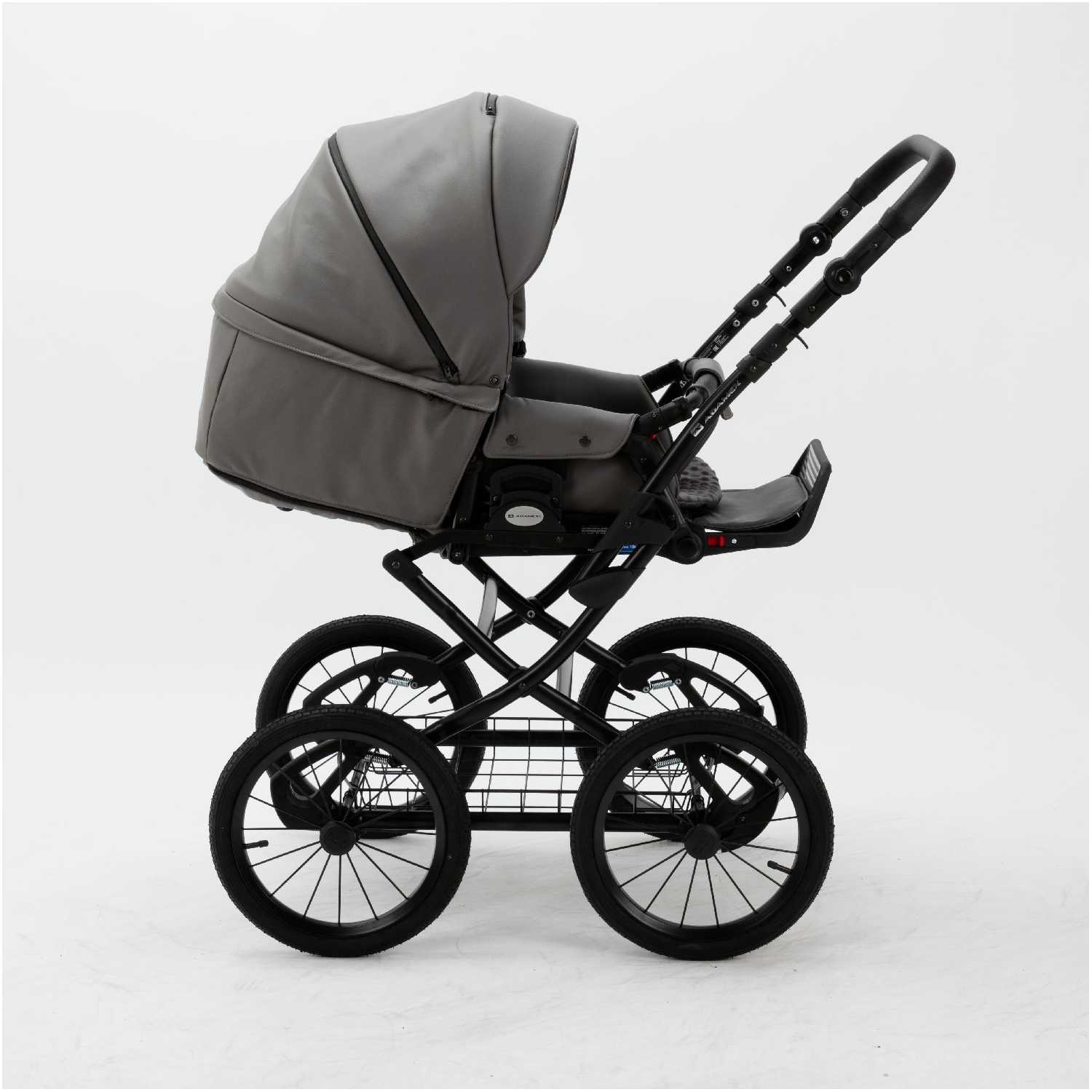 Детская универсальная коляска adamex Porto RETRO Deluxe SA-4 (2в1) фотография 6