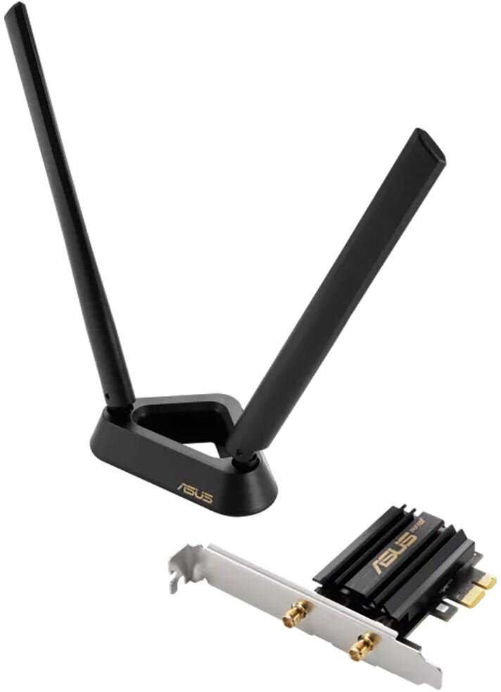 Адаптер ASUS PCE-AXE59BT WI-FI 802.11ax, 2402 + 574Mbps, PCI-E Adapter, 2 antenna (PCE-AXE59BT)