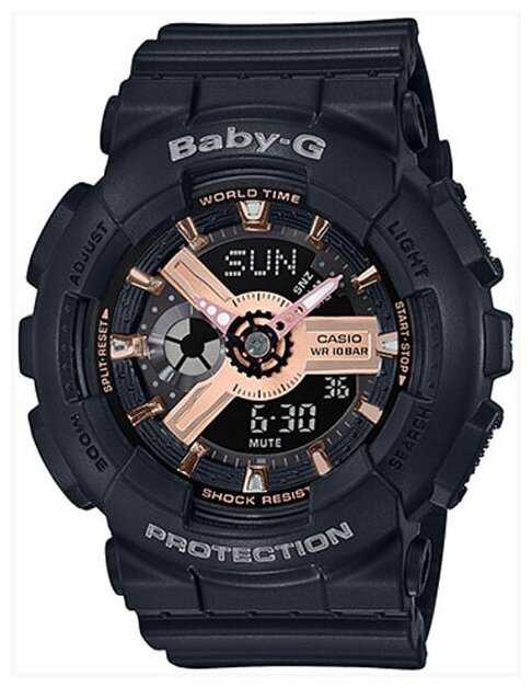 Японские часы Casio BA-110RG-1A Женские